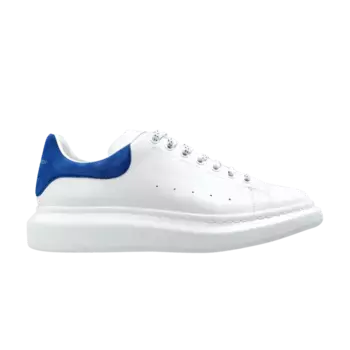 Кроссовки Alexander McQueen Oversized Sneaker White Paris Blue2024, белый