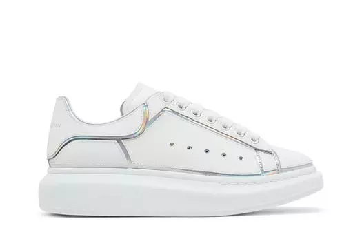 Кроссовки Alexander McQueen Oversized Sneaker 'White Silver', белый