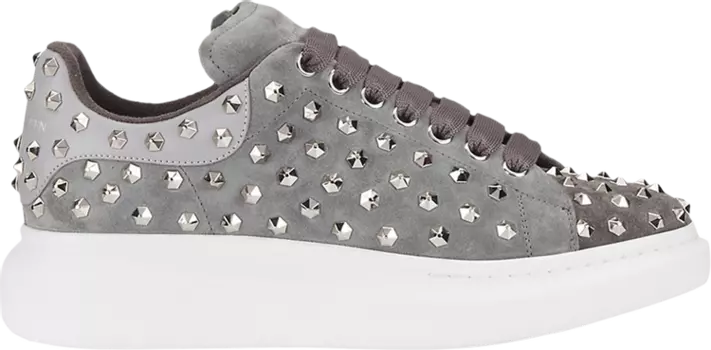 Кроссовки Alexander McQueen Oversized Spiked Sneaker Grey, серый