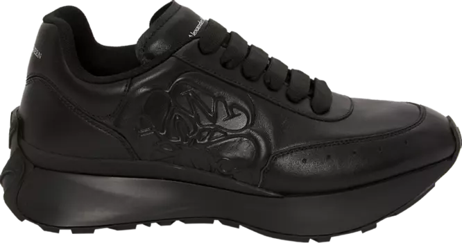 Кроссовки Alexander McQueen Sprint Runner Black, черный