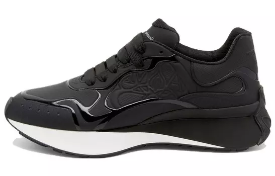 Кроссовки Alexander McQueen Sprint Runner, черный / белый