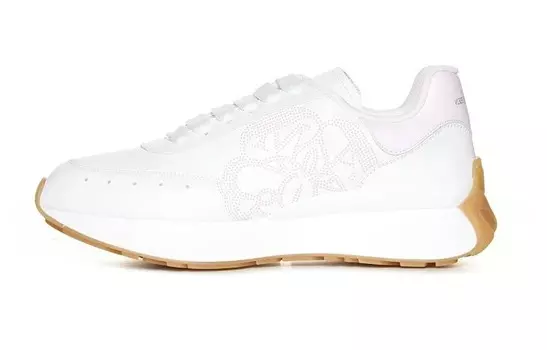 Кроссовки Alexander Mcqueen Sprint Runner на шнуровке, белый