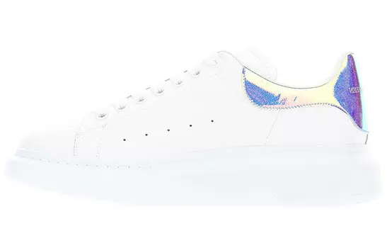 Кроссовки Alexander McQueen Stylish Skateboarding Men, белый/фиолетовый