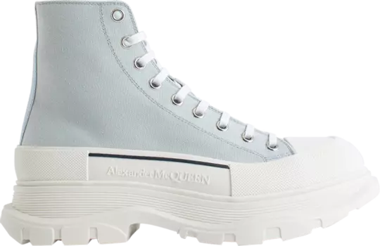 Кроссовки Alexander McQueen Tread Slick Boot Light Blue, синий