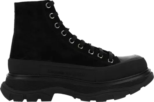 Кроссовки Alexander McQueen Tread Slick Boots Black, черный