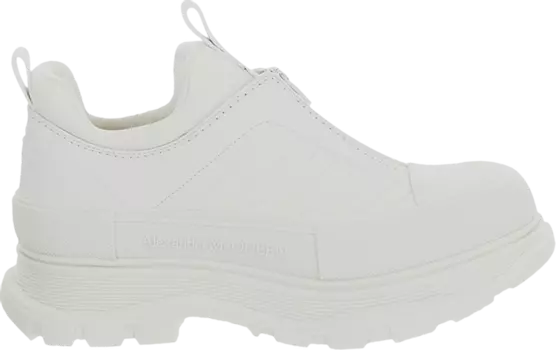 Кроссовки Alexander McQueen Tread Slick Zip Up 'White', белый