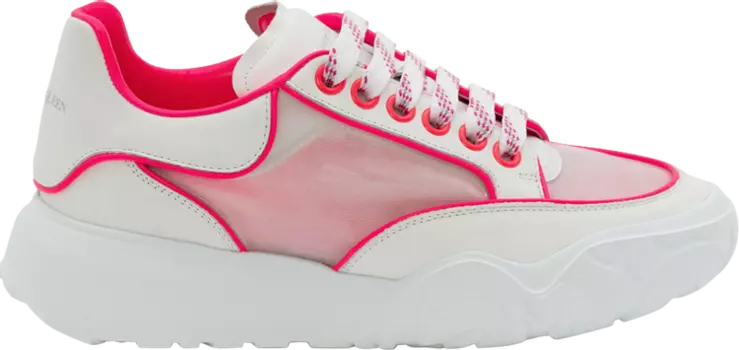 Кроссовки Alexander McQueen Wmns Court Trainer Neon Pink, розовый