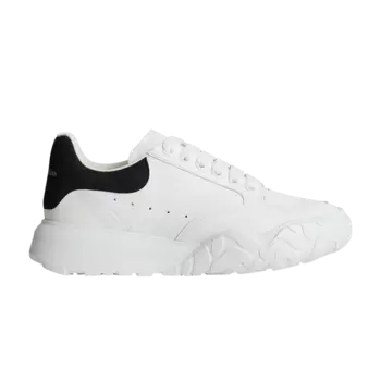 Кроссовки Alexander McQueen Wmns Court Trainer 'White Black', белый