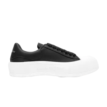 Кроссовки Alexander McQueen Wmns Deck Lace-Up Plimsoll, черный