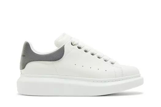 Кроссовки Alexander McQueen Wmns Oversized Sneaker, цвет White Grey Snakeskin