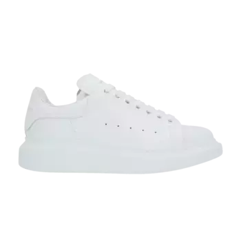 Кроссовки Alexander McQueen Wmns Oversized Sneaker White Pink Laces, белый