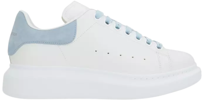 Кроссовки Alexander McQueen Wmns Oversized Sneaker 'White Powder Blue' 2024, белый