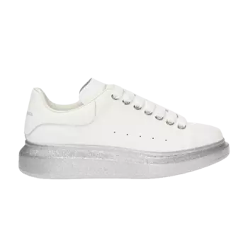 Кроссовки Alexander McQueen Wmns Oversized Sneaker 'White Silver', серебряный