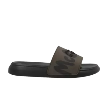 Кроссовки Alexander McQueen Wmns Rubber Pool Slide, зеленый