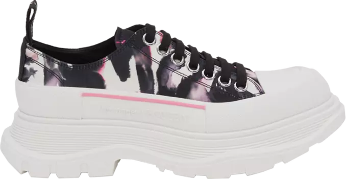 Кроссовки Alexander McQueen Wmns Tread Slick Lace Up Watercolour Graffiti, разноцветный