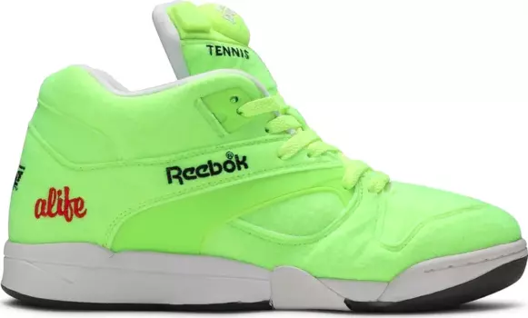 Кроссовки alife x court victory pump felt 'ball out' Reebok, желтый
