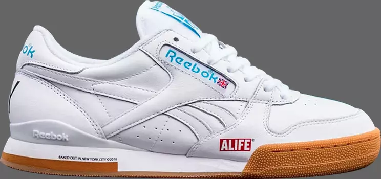 Кроссовки alife x phase 1 pro 'white' Reebok, белый