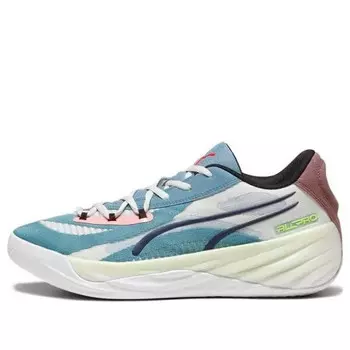 Кроссовки all-pro nitro 'bold blue dark clove' Puma, зеленый