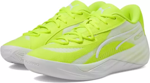 Кроссовки All-Pro Nitro PUMA, цвет Lime Squeeze/Puma White