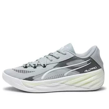 Кроссовки all-pro nitro team sneakers 'grey white' Puma, серый