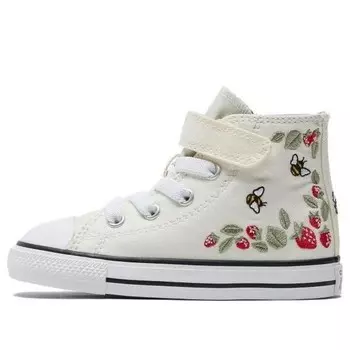 Кроссовки all star 1v hi 'white strawberry' Converse, бежевый