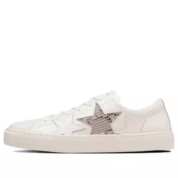 Кроссовки all star coupe triostar am ox 'white/python' Converse, белый