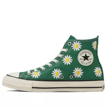Кроссовки all star daisyflower hi 'spring green' Converse, зеленый