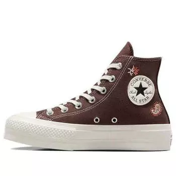 Кроссовки all star lift 'crafted evolution' Converse, коричневый