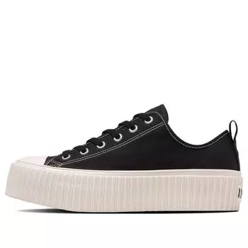 Кроссовки all star lifted ribtape ox 'black' Converse, черный