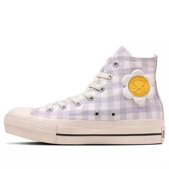 Кроссовки all star plts flowerpatch high top 'lilac' Converse, сиреневый