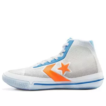Кроссовки all star pro bb high 'solstice - white royal orange' Converse, белый