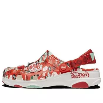 Кроссовки all-terrain clogs 'coca cola red' Crocs, красный