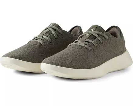 Кроссовки Allbirds Wool Runner 2, цвет Rugged Green (Stony Cream)