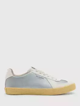 Кроссовки AllSaints Jaimee Leather Blend Lace Up, цвет blue/white