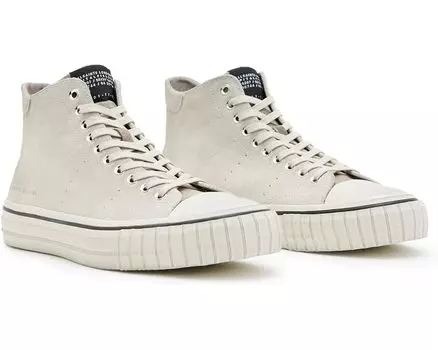 Кроссовки AllSaints Lewis High Top, цвет Chalk White