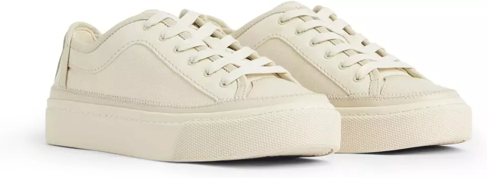 Кроссовки AllSaints Milla Canvas Sneaker, цвет Off White