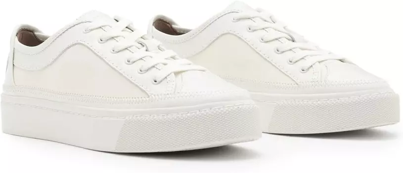 Кроссовки AllSaints Milla Leather Sneaker, белый