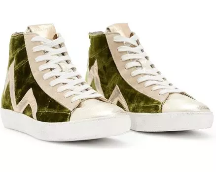 Кроссовки AllSaints Tundy Bolt High-Top, зеленый