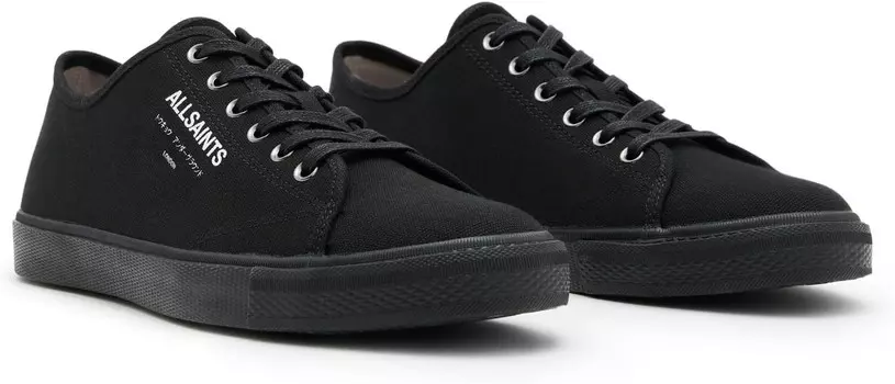 Кроссовки AllSaints Underground Canvas Low Top, черный