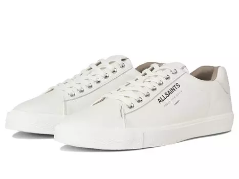 Кроссовки AllSaints Underground Leather Low Top, цвет Triple White 1