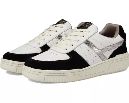 Кроссовки AllSaints Vix Suede Sneaker, цвет White/Black/Gun