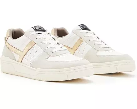 Кроссовки AllSaints Vix Suede Sneakers, белый