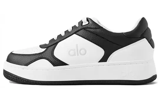 Кроссовки alo yoga Skateboarding Shoes Unisex Low-top Black/White, черный/белый