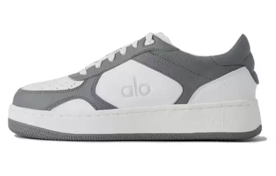 Кроссовки alo yoga Skateboarding Shoes Unisex Low-top White/Gray, белый/серый
