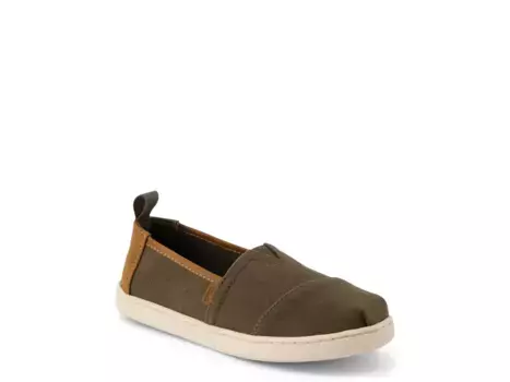 Кроссовки Alpargata Espadrille Slip-On Toms, темно-зеленый