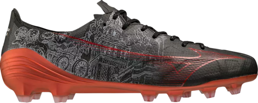 Кроссовки Alpha Made in Japan 'Black Red', черный