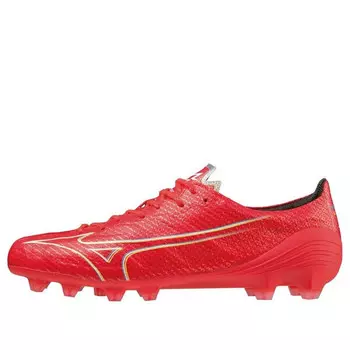 Кроссовки alpha made in japan fg 'fiery coral white' Mizuno, красный