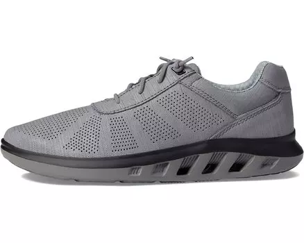 Кроссовки Amherst Knit U Throat Johnston & Murphy, серое цельное зерно