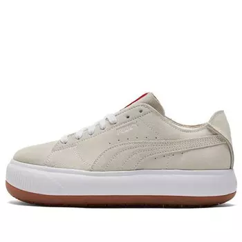 Кроссовки ami x suede mayu deconstruct 'pristine' Puma, белый