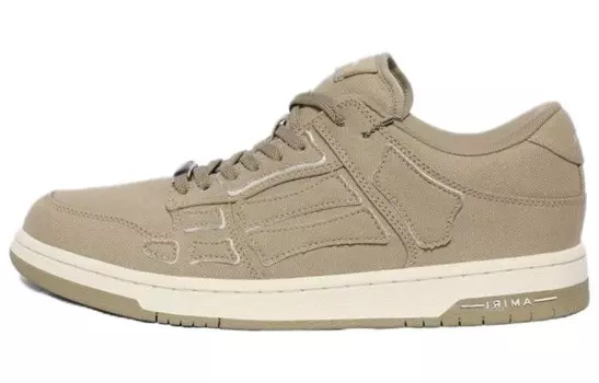 Кроссовки AMIRI Chunky Canvas Skel Top Low 'Green', зеленый